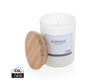 Gadżety reklamowe: Ukiyo deluxe scented candle with bamboo lid