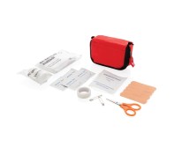 Gadżety reklamowe: First aid set in pouch, red/white