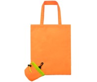 Gadżety reklamowe: orange folding shopping bag