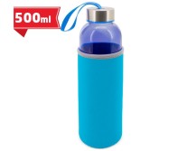 Gadżety reklamowe: colored glass bottle-flask zas