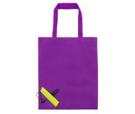 Gadżety reklamowe: aubergine folding shopping bag