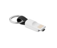 Key ring micro USB cable