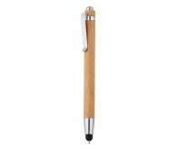 Gadżety reklamowe: Bamboo stylus pen, brown