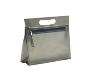 Transparent cosmetic pouch