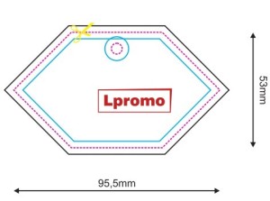 Zawieszki zapachowe do samochodu, sześciakątny ornament
