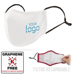 Gadżety reklamowe: MASK WITH GREAT COMFORT REUSABLE FILTER