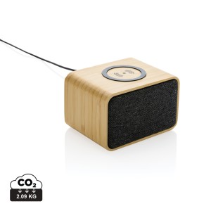 Gadżety reklamowe: RCS Rplastic 3W speaker with bamboo 5W wireless