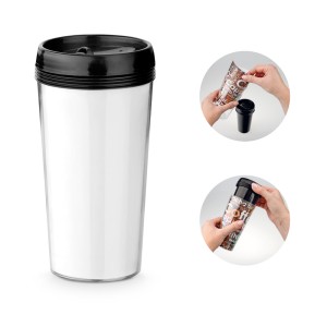 Gadżety reklamowe z logo dla firmy (WERNER. Travel cup 520 ml)