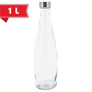 Gadżety reklamowe: glass bottle 1l aqua sana