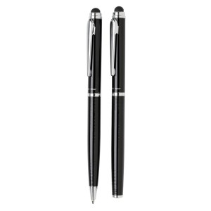 Gadżety reklamowe: Swiss Peak deluxe pen set, black