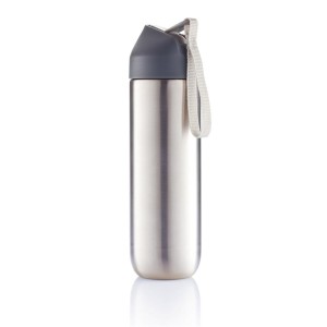 Gadżety reklamowe: Neva water bottle metal 500ml, grey/grey