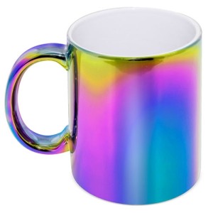 Gadżety reklamowe: metalic ceramic mug multicolor
