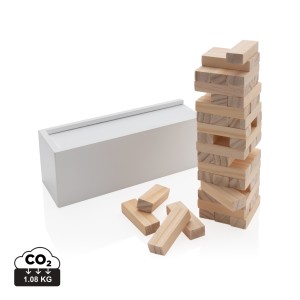 Gadżety reklamowe: Deluxe tumbling tower wood block stacking game