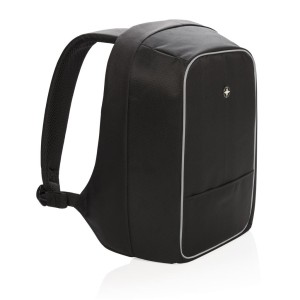 Gadżety reklamowe: Swiss Peak anti-theft 15,6” laptop backpack PVC free, black