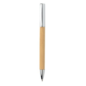 Gadżety reklamowe: Modern bamboo pen, brown