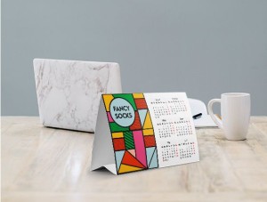 Kalendarz ekologiczny piramidka, 
papier kraftliner 250 gsm