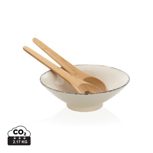 Gadżety reklamowe: Ukiyo salad bowl with bamboo salad server