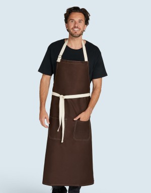 SANTORINI - Fartuch z kieszonkami, SG Accessories - BISTRO (Ex JASSZ Bistro) JG17P-Bib