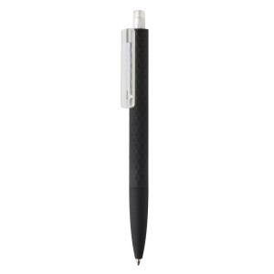 Gadżety reklamowe: X3 pen, black smooth touch, transparent