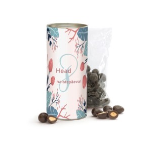 Słodycze Reklamowe z Logo (Tube "Nuts in chocolate" almonds in dark chocolate)