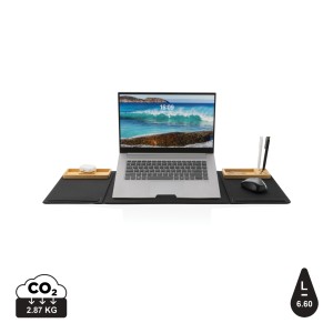 Gadżety reklamowe: Impact AWARE RPET Foldable desk organizer with laptop stand