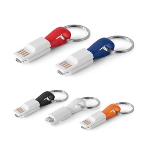 Gadżety reklamowe z logo dla firmy (RIEMANN. USB cable with 2 in 1 connector)