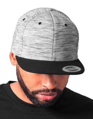 Czapka z daszkiem Stripes Melange Crown Snapback, Flexfit 6089SC