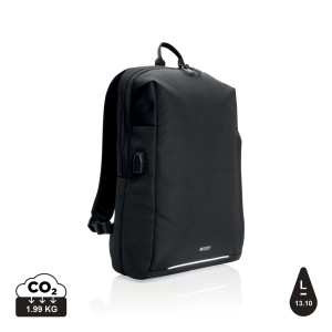 Gadżety reklamowe: Swiss Peak AWARE™ RFID and USB laptop backpack