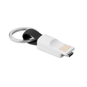 Key ring micro USB cable