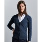 Damski Dzianinowy Kardigan V-Neck, Russell Collection 0R715F0