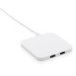 Gadżety reklamowe: 10W Wireless Charger with USB Ports, white
