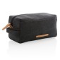 Gadżety reklamowe: Canvas toiletry bag PVC free, black