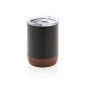 Gadżety reklamowe: Cork small vacuum coffee mug, black