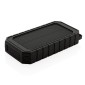 Gadżety reklamowe: 10.000 mAh Solar Powerbank with 10W Wireless Charging, black
