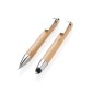 Gadżety reklamowe: Bamboo pen set, brown