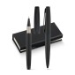Gadżety reklamowe z logo dla firmy (BENTON. Roller pen and ball pen set in metal)
