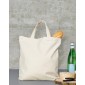 Torba Bawełniana Canvas - Krótkie Uchwyty, SG Accessories - BAGS (Ex JASSZ Bags) CC-3842-SH