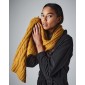 Szalik Cable Knit Melange, Beechfield B499