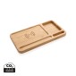 Gadżety reklamowe: Bamboo desk organiser 10W wireless charger