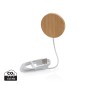 Gadżety reklamowe: 10W bamboo magnetic wireless charger