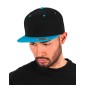 Czapka Dwukolorowa Z Płaskim Daszkiem, Classics 6089MT