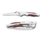 Gadżety reklamowe z logo dla firmy (LAWRENCE . Pocket knife in stainless steel and wood)