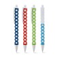 Gadżety reklamowe z logo dla firmy (CIRCLE. Ball pen with rubber finish)