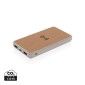 Gadżety reklamowe: Cork and Wheat Straw 8.000 mAh 5W wireless powerbank