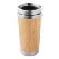 Bamboo double wall travel cup