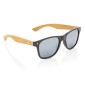 Gadżety reklamowe: Wheat straw and bamboo sunglasses, black