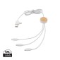 Gadżety reklamowe: RCS recycled plastic Ontario 6-in-1 cable