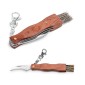 Gadżety reklamowe z logo dla firmy (GUNTER. Pocket knife in stainless steel and wood)