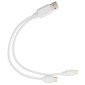 Gadżety reklamowe: charger conexion micro usbreon white