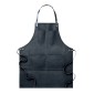 Apron in leather